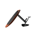 LIFTX 4'8 eFoil shown at angle with folding prop, carbon mast